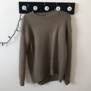 FOREVER 21 BROWN SWEATER